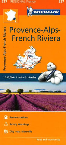 Buy map Cote dAzur, Provence, and French Riviera (527) by Michelin Maps and Guides
