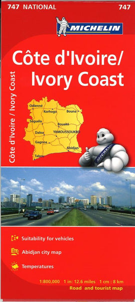 Buy map Ivory Coast Road Map