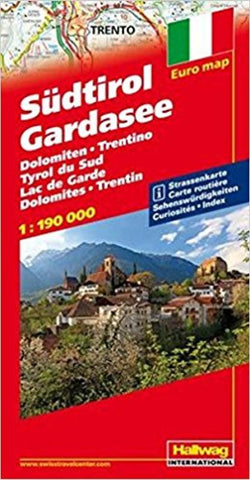 Buy map Südtirol Gardasee : Dolomiten : Trentino = Lac de Garde : Dolomites : Trentin