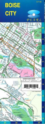 Buy map Boise, Idaho, Pearl Map, laminated by GM Johnson