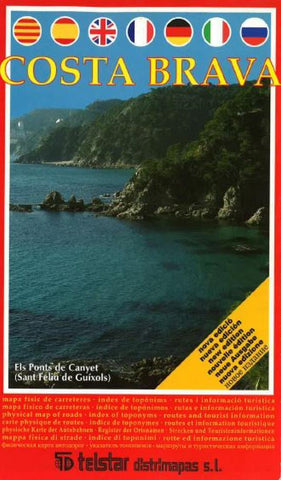 Buy map Costa Brava, Spain by Distrimapas Telstar, S.L.