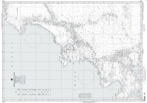 Buy map North Pacific Ocean - Western Part (NGA-522-87) by National Geospatial-Intelligence Agency