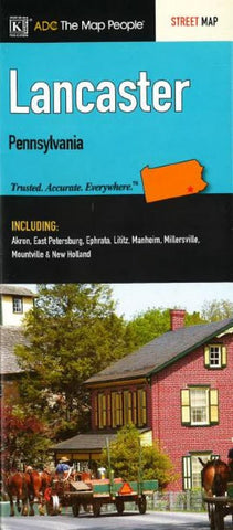 Buy map Lancaster, Pennsylvania by Kappa Map Group