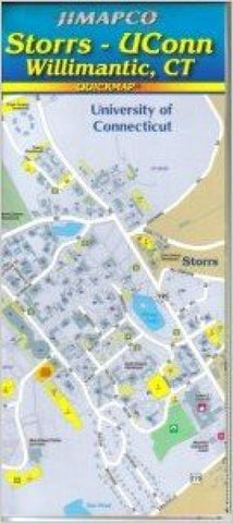 Buy map Willimantic, Connecticut with Storrs and Uconn, Quickmap by Jimapco