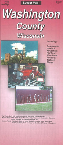 Buy map Washington County, Wisconsin by The Seeger Map Company Inc.