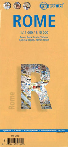 Buy map Rome, Italy by Borch GmbH.