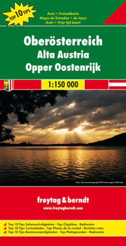 Buy map Austria, Upper by Freytag-Berndt und Artaria