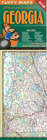 Buy map Georgia, Laminated Tuffy Map by Tuffy Maps