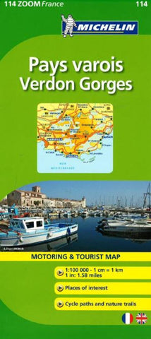 Buy map Gorges du Verdon (114) by Michelin Maps and Guides