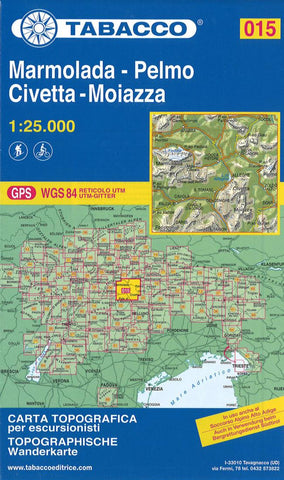 Buy map Marmolada - Pelmo - Civetta - Moiazza