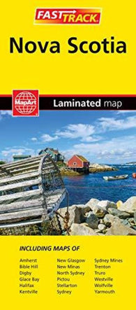 Buy map Nova Scotia Fast Track - Laminated