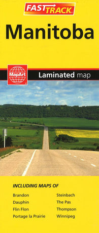 Buy map Manitoba Laminated Road Map