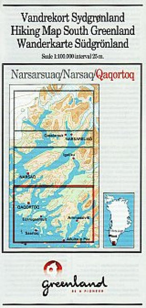 Buy map Qaqortoq hiking map