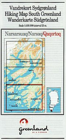 Buy map Qaqortoq hiking map