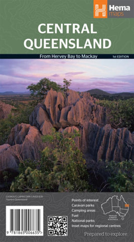 Buy map Central Queensland : from Hervey Bay to Mackay : 1st edition