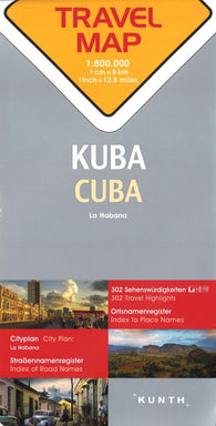 Buy map Kuba = Cuba : travel map