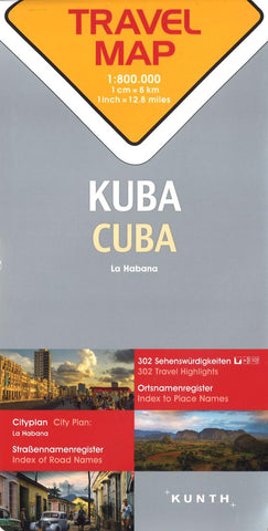 Buy map Kuba = Cuba : travel map