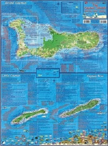 Buy map Caribbean Map, Cayman Islands, laminated, 2008 by Frankos Maps Ltd.