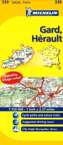 Buy map Gard, Herault (339) by Michelin Maps and Guides