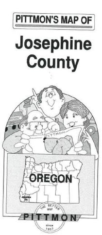 Buy map Josephine County, Oregon by Pittmon Map Company