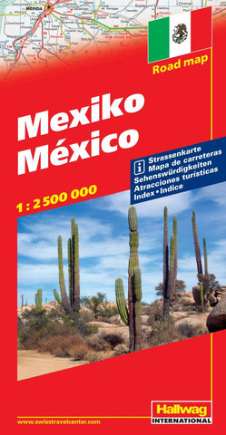 Buy map Mexico by Hallwag