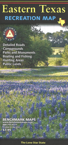 Buy map Texas, Eastern, Recreation Map