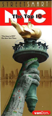 Buy map New York City Top 10 StreetSmart by VanDam
