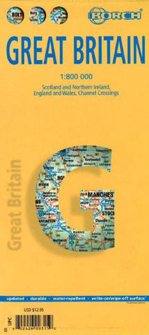 Buy map Great Britain by Borch GmbH.