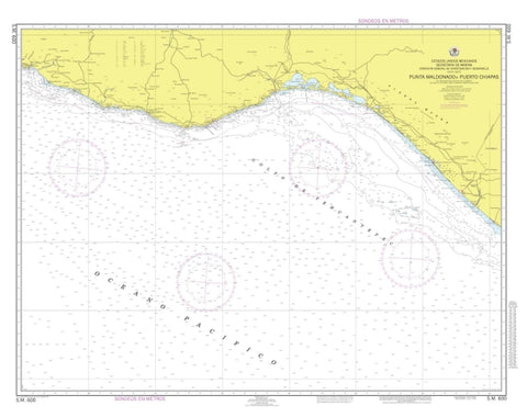 Buy map Punta Maldonado a Puerto Chiapas by Secretaria de Marina