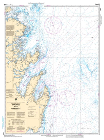 Buy map Cape Race to/a Cape Freels by Canadian Hydrographic Service