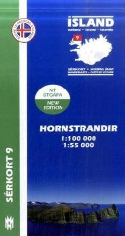 Buy map Hornstrandir hiking map