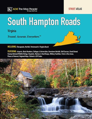 Buy map South Hampton Roads, Virginia, Street Atlas by Kappa Map Group