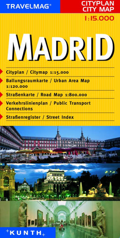 Buy map Madrid, Spain by Kunth Verlag