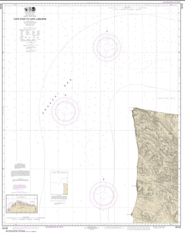Buy map Cape Dyer to Cape Lisburge (16122-6) by NOAA