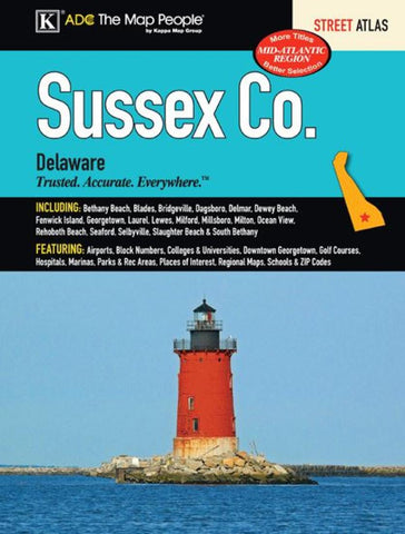 Buy map Sussex County, Delaware, Atlas by Kappa Map Group