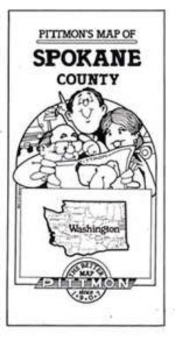 Buy map Spokane County, Washington by Pittmon Map Company
