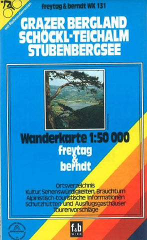 Buy map Grazer Bergland-Schockl Teichalm, WK 131 by Freytag-Berndt und Artaria