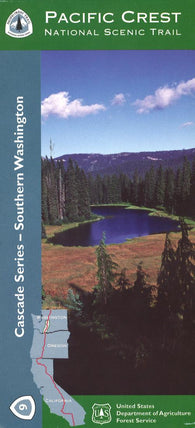 Buy map Southern Washington - Oregon-Washington border to Alpine Lakes Wilderness