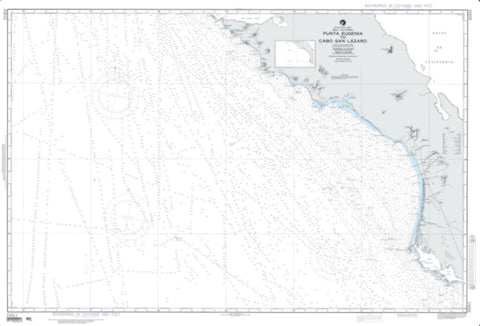 Buy map Punta Eugenia To Cabo San Lazaro (Mexico) (NGA-21011-5) by National Geospatial-Intelligence Agency