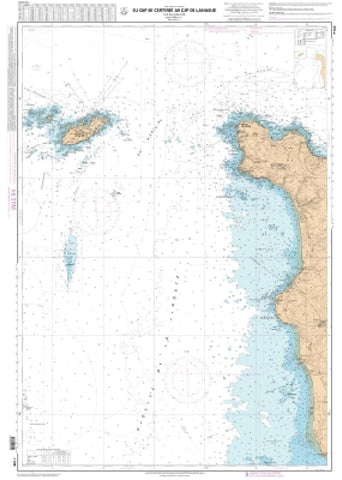 Buy map Du Cap de Carteret au Cap de la Hague - Raz Blanchard by SHOM