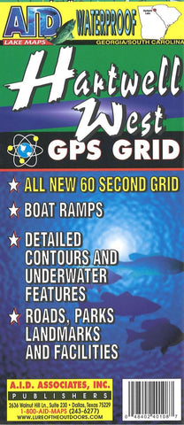 Buy map Hartwell West Fishing Map