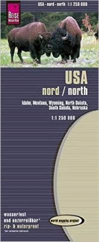 Buy map United States, Northern by Reise Know-How Verlag