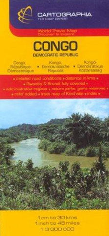 Buy map Congo by Cartographia