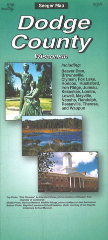 Buy map Dodge County, Wisconsin by The Seeger Map Company Inc.