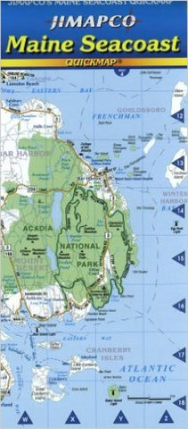 Buy map Maine, Seacoast, Quickmap by Jimapco
