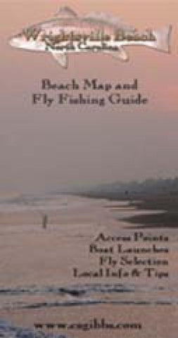 Buy map Wrightsville Beach NC River Map and Fly Fishing Guide