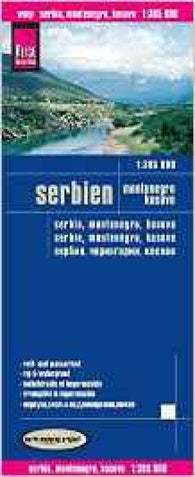 Buy map Serbia, Montenegro and Kosovo by Reise Know-How Verlag