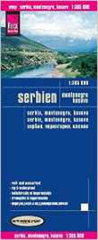 Buy map Serbia, Montenegro and Kosovo by Reise Know-How Verlag