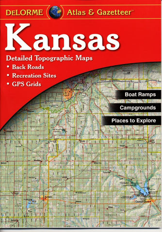 Buy map Kansas, Atlas and Gazetteer by DeLorme
