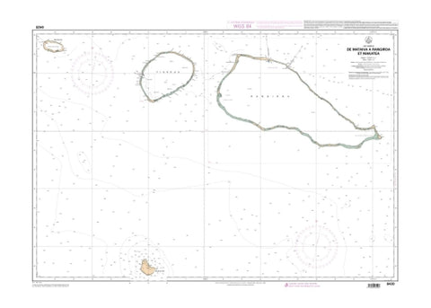 Buy map De Mataiva a Rangiroa et Makatea by SHOM